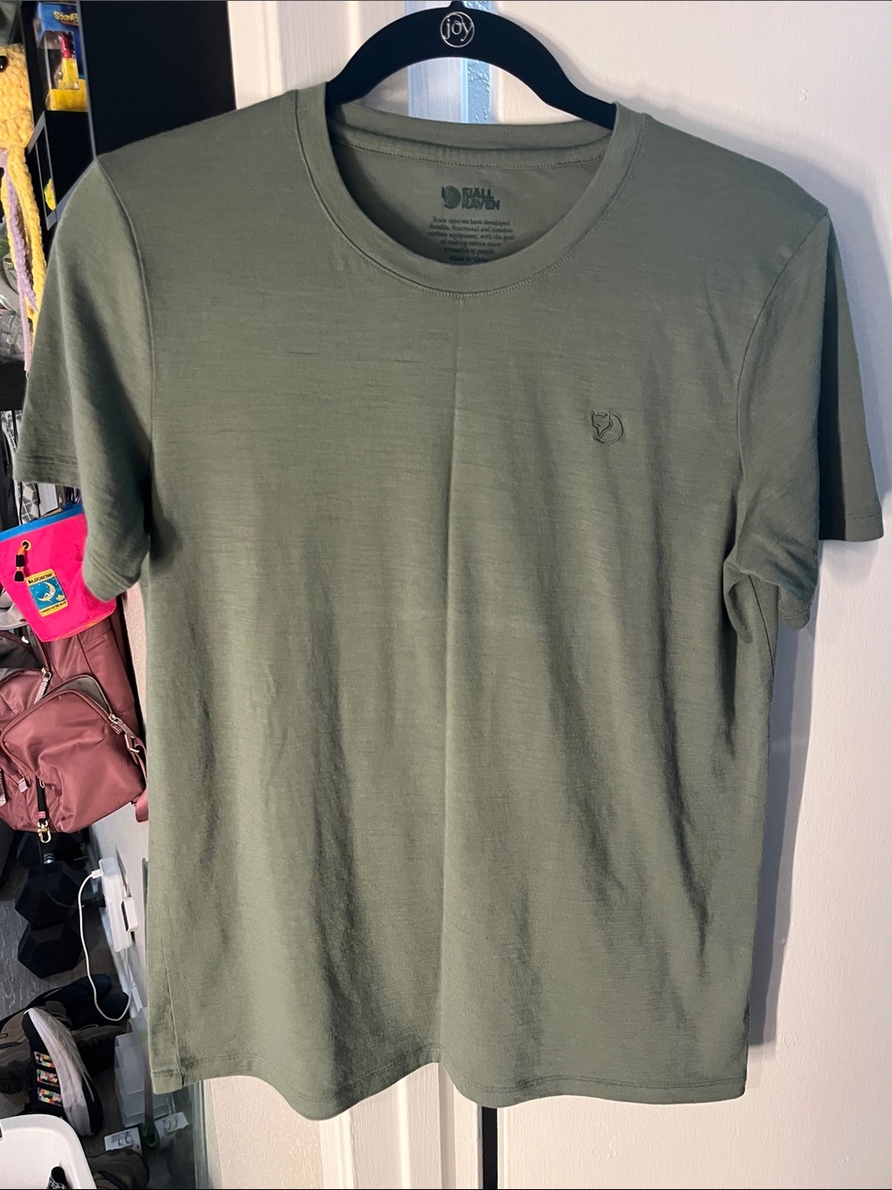 Fjallraven Crew Neck Short Sleeve Tee in Olive
